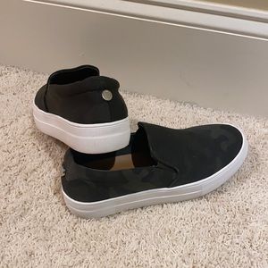 Camo Steve Madden Slip Ons